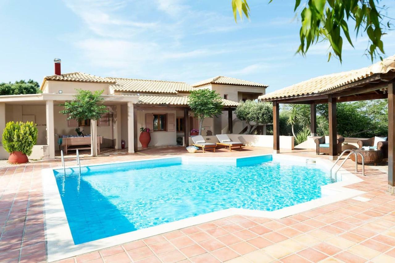 White Sand Villa. Spacious Villa With Prive Pool. Agia Pelagia Kythira المظهر الخارجي الصورة